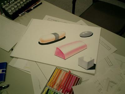 プロのスケッチに感心。