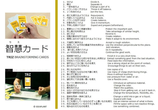 智慧カード（TRIZ Brainstorming Cards).jpg