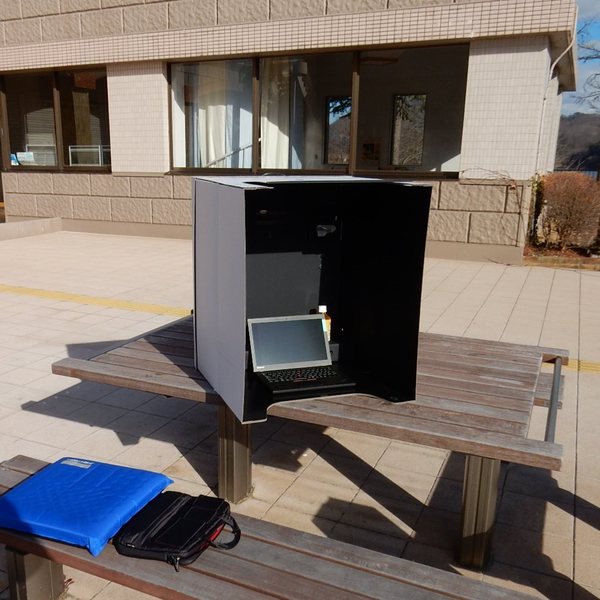 持ち運べる半個室、RAMAD WORKER（ラマドワーカー）、これは面白い道具でした。