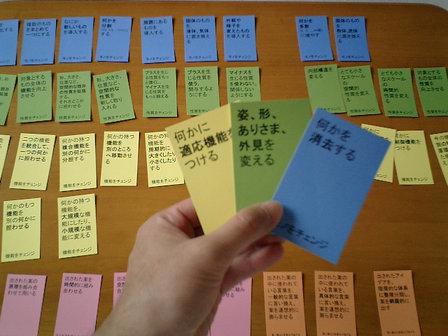 TRIZのツール、急ピッチで試作中