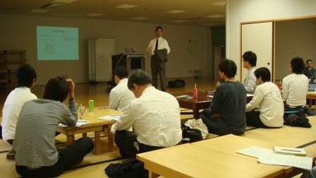 同志社大学にて、TRIZやブレスターのワークショップ。