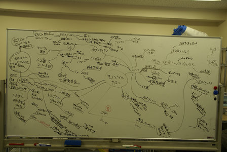 モバイルサロン。KGCの柴田さん来る。