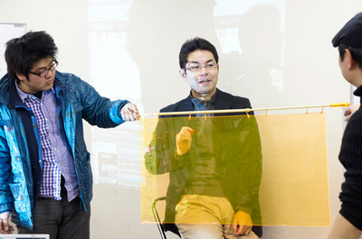 半透過型ホワイトボードを作りたい